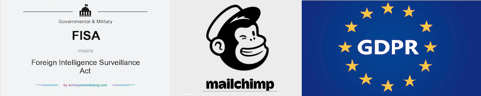 Mailchimp, FISA & GDPR