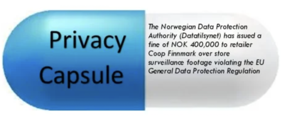 Privacy Capsule: Norway store video surveillance case